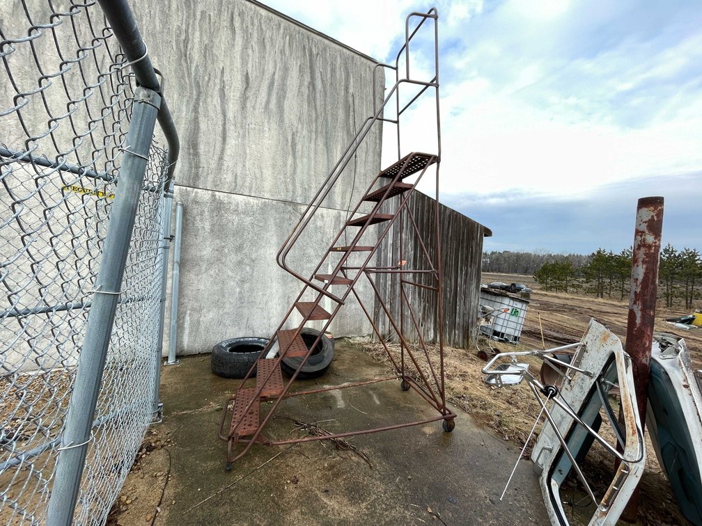 Rolling Metal Staircase