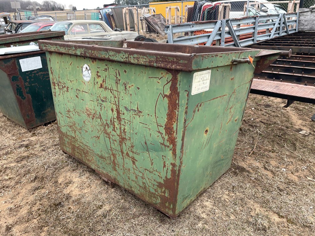 Steel Garbage Bin with No Lid
