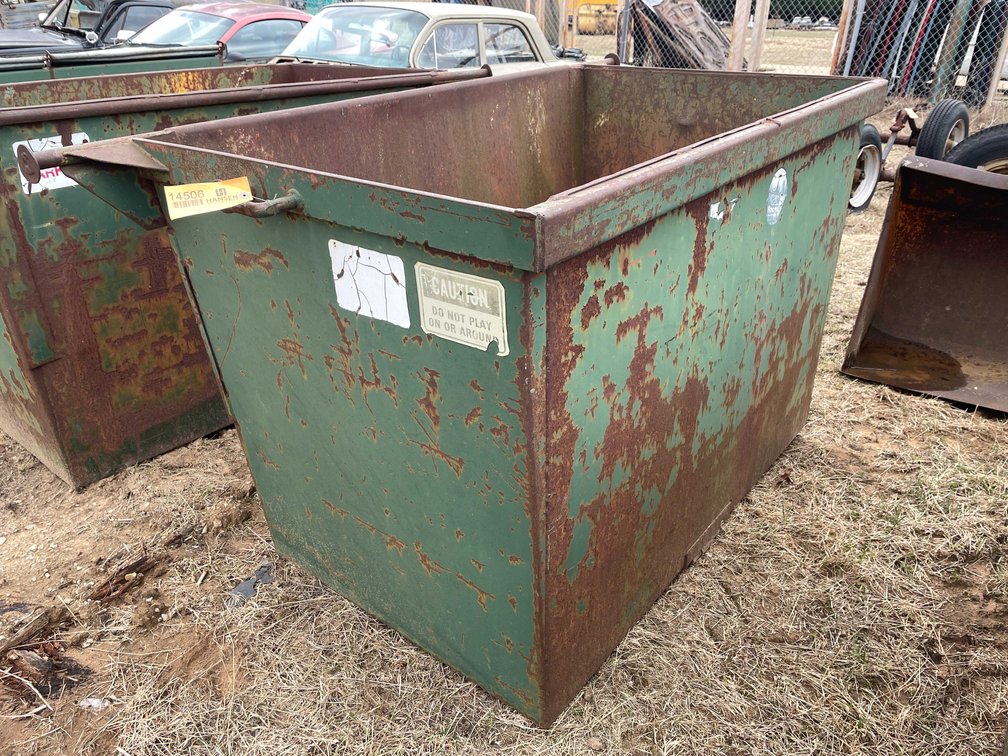 Steel Garbage Bin with No Lid