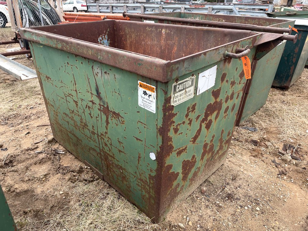 Steel Garbage Bin with No Lid