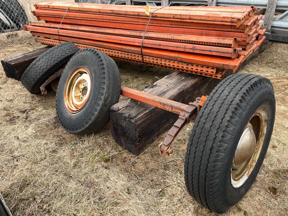 Axle and (3) Tires