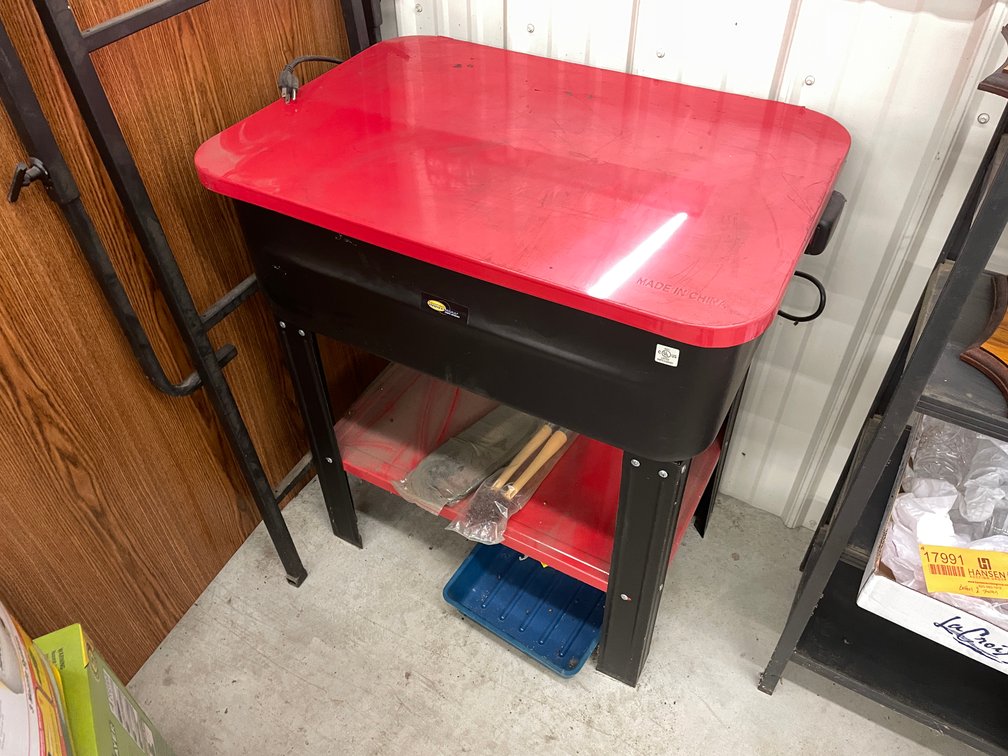 Parts Washing Table
