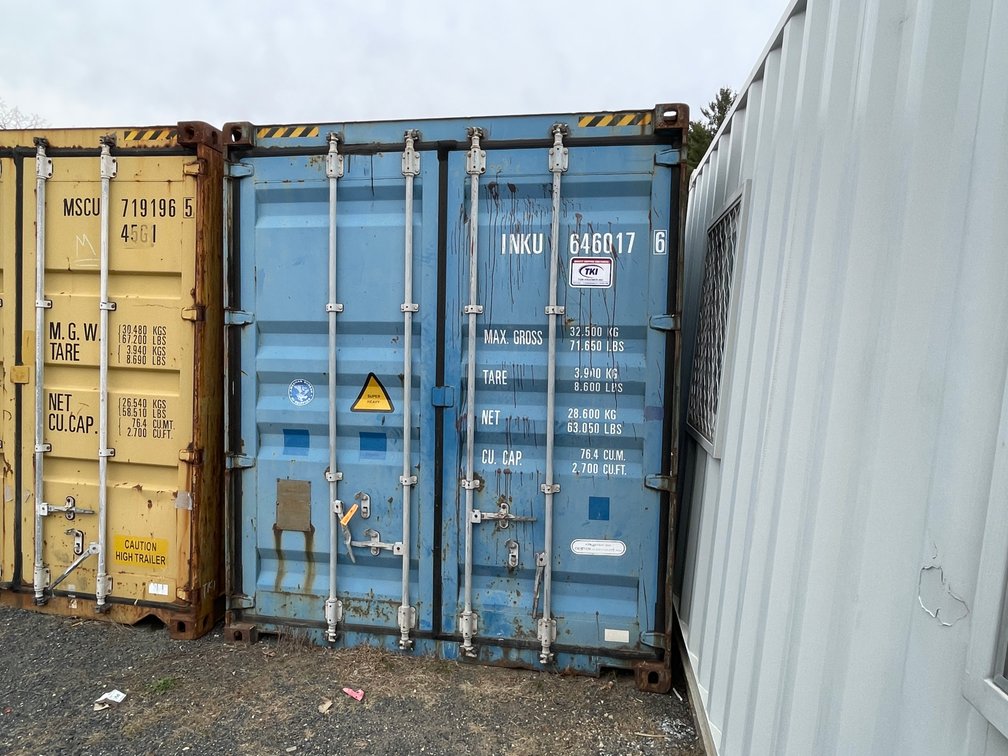 Blue Shipping Container