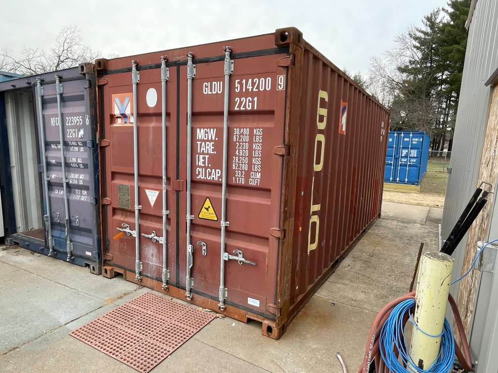 Red Shipping Container