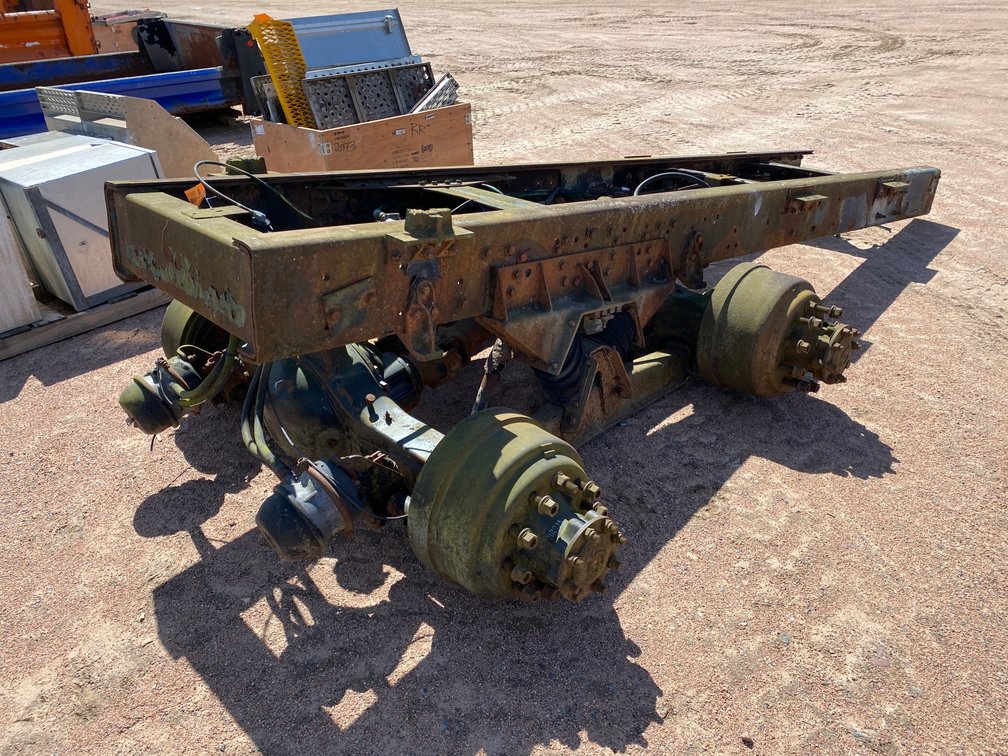 Cut Off Tandem Axle Truck Frame