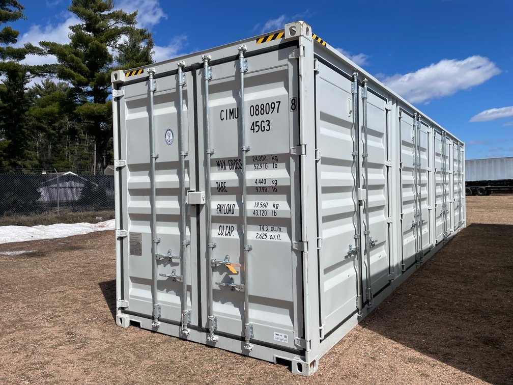 40' High Cube Multi-Door Shipping Container