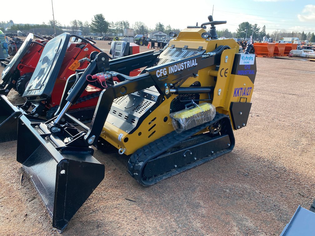 CFG KKTA27 Tracked Stand On Diesel Mini Skid Steer
