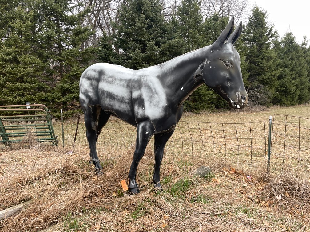 Mule Statue