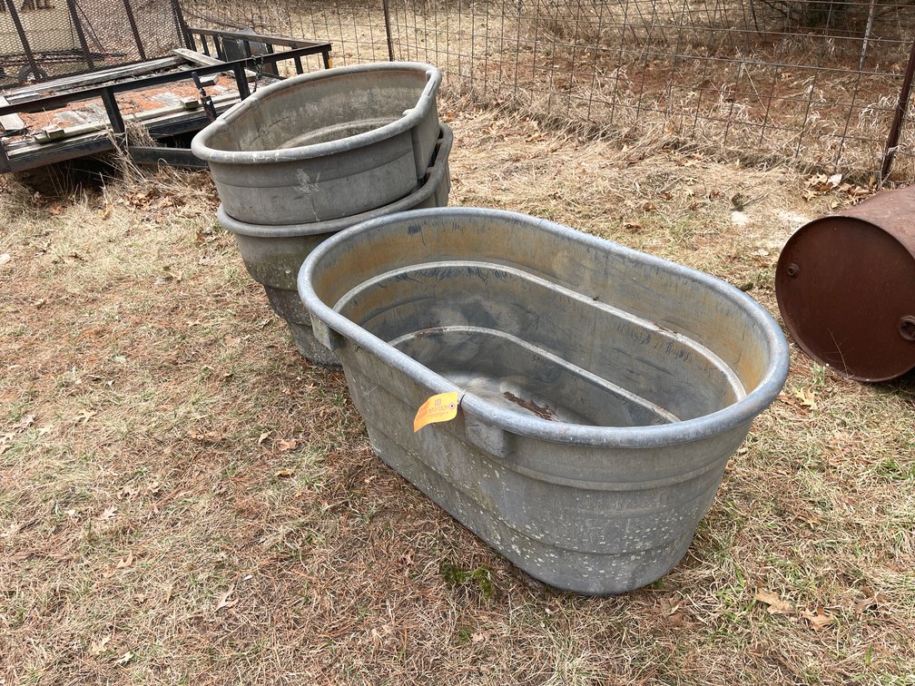 (3) Water Troughs