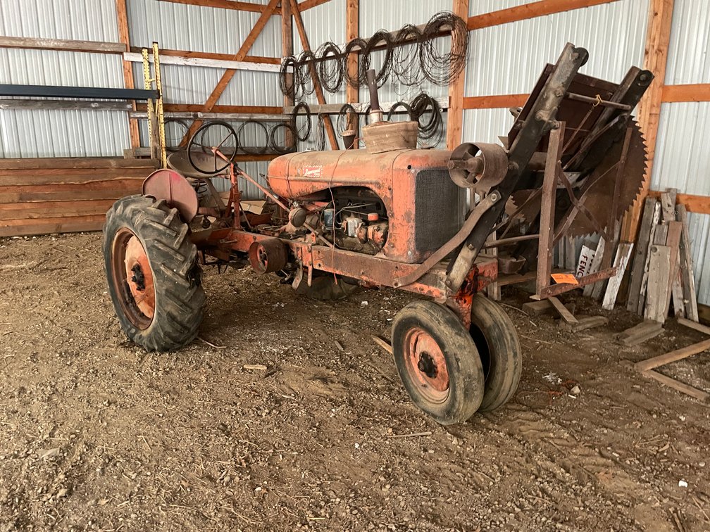 Allis-Chalmers WC Tractor with Buzzsaw
