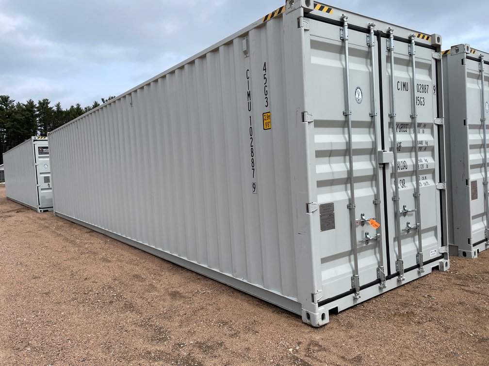 40' High Cube Multi-Door Single Use Shipping Container
