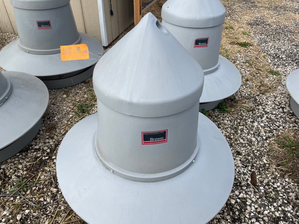 (2) Brower Poultry Feeders