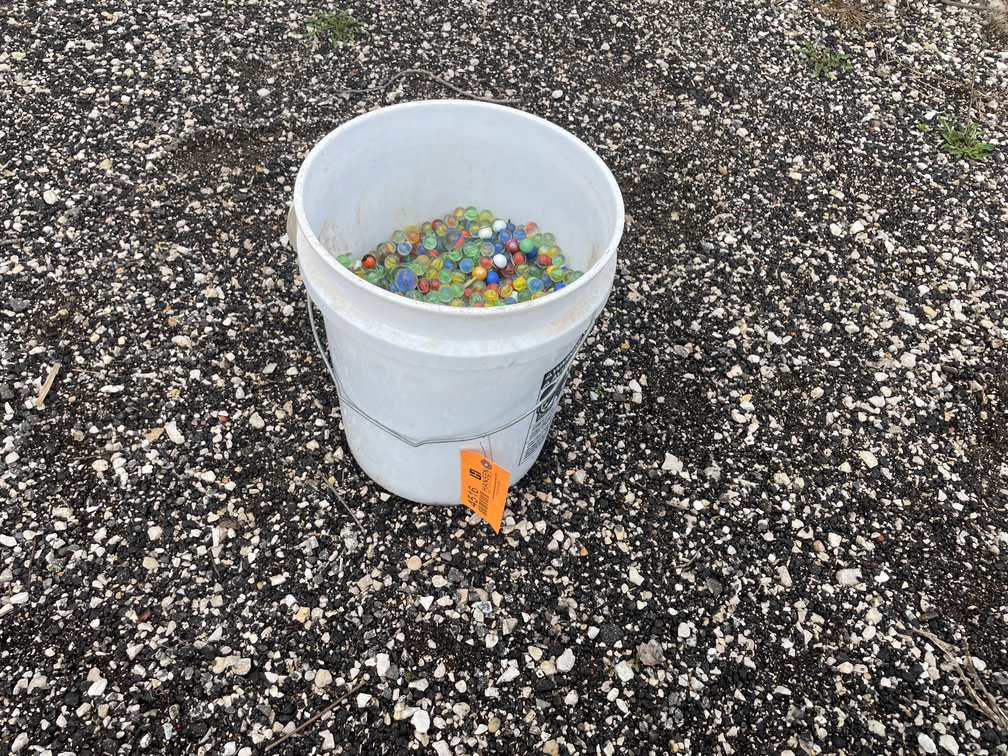 1 Pail of Marbles