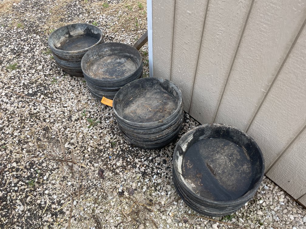 Approx. (40) Rubber Water Trays