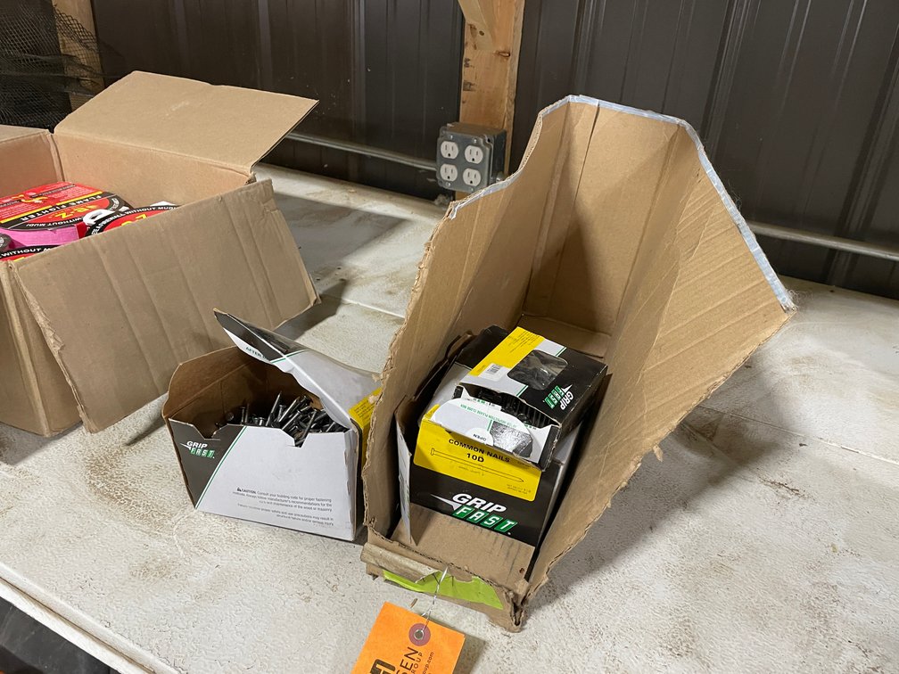 (2) Boxes of Grip Fast Common Nails