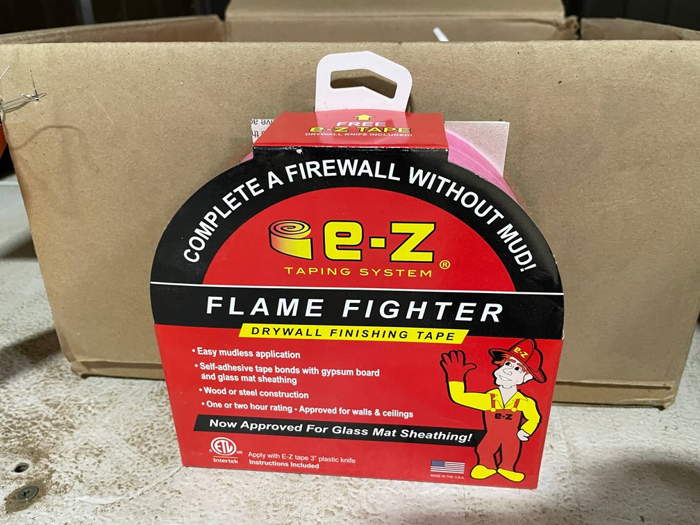 (7) E-Z Flame Fighter Drywall Finishing Tape