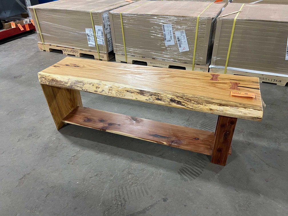 Red Oak Waterfall Bench (B)