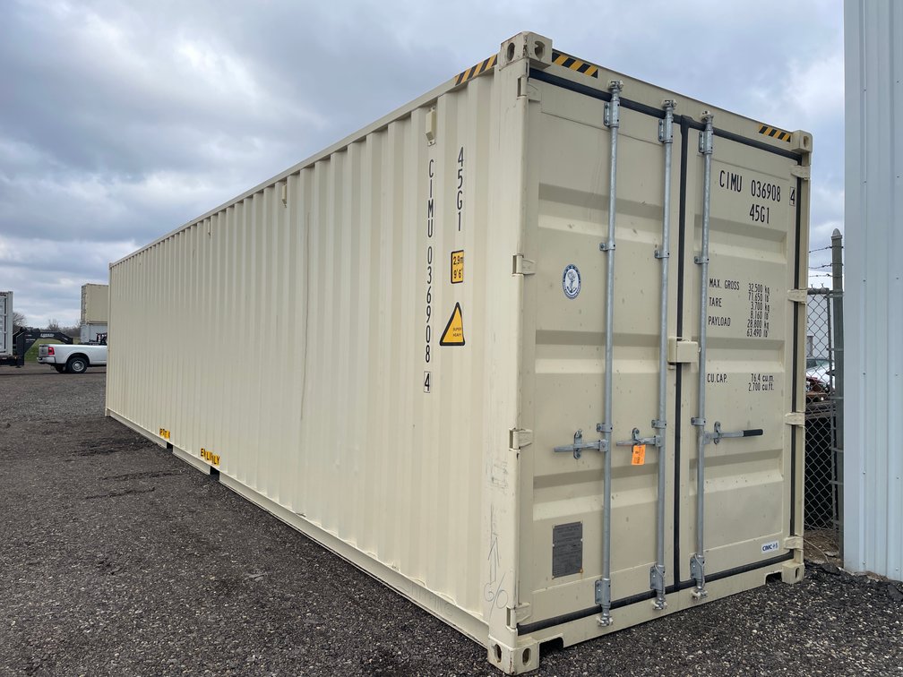 40' Single Trip High Cube Shipping Container