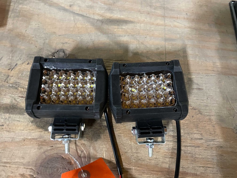 (2) LED Work Lights, 4" L, 12/24vdc (PR12)
