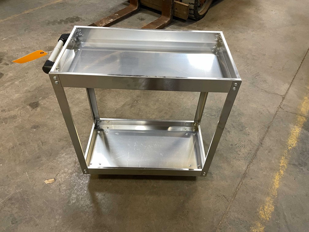 Stainless Steel Cart On Wheels (PR13)