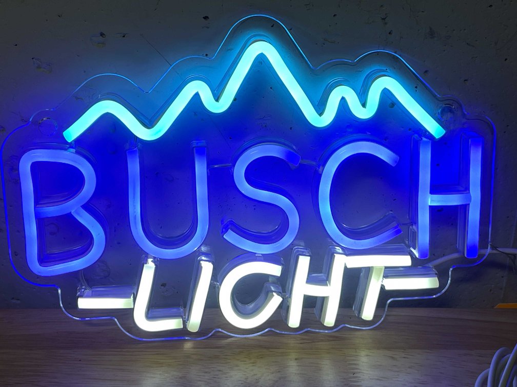Busch Light Mountain LED Neon Sign (T6)