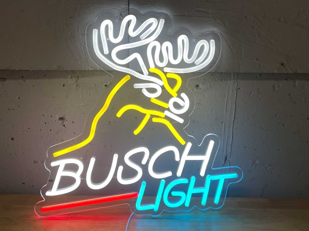 Busch Light Buck Deer LED Neon Sign (T6)