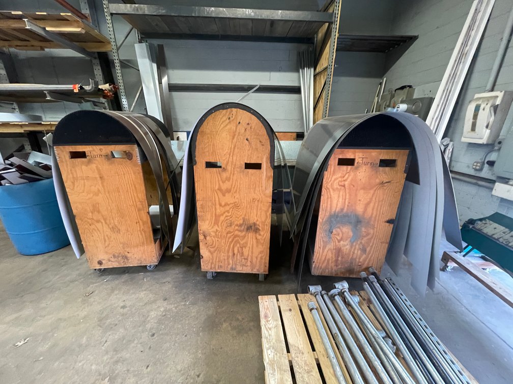 (3) Sheet Metal Carts (Columbia Heights, MN)