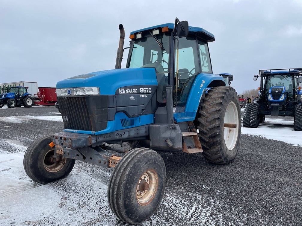 1998 New Holland 8670 2WD Tractor (Mason, WI)