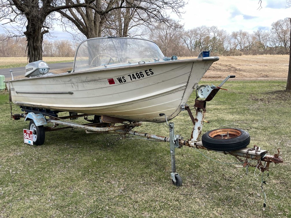 1965 Boat and Trailer (Had WI Title)