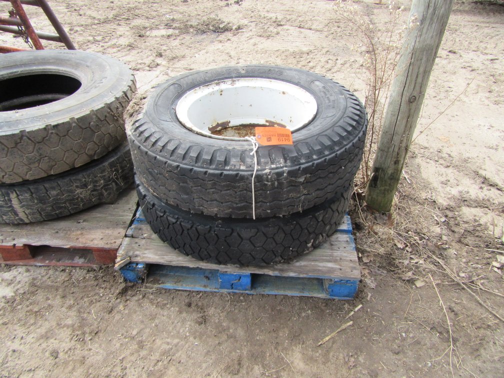 (2) 10.00-20 Tires