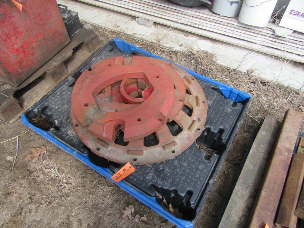 (2) IH Wheel Weights and (1) IH Wheel