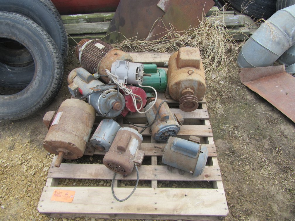 Pallet of Electric Motors