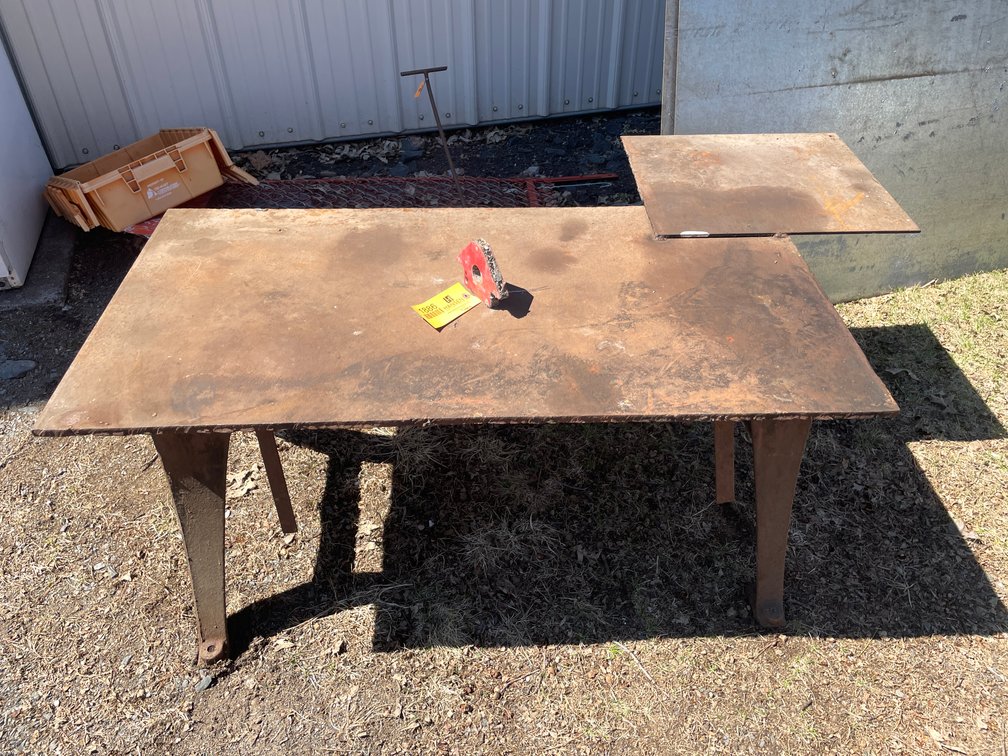 Steel Welding Table with Add-On