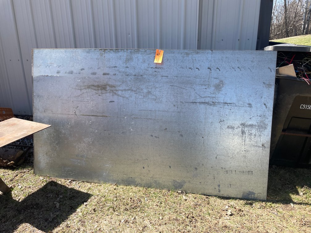 (2) Sheets of Galvanized Steel