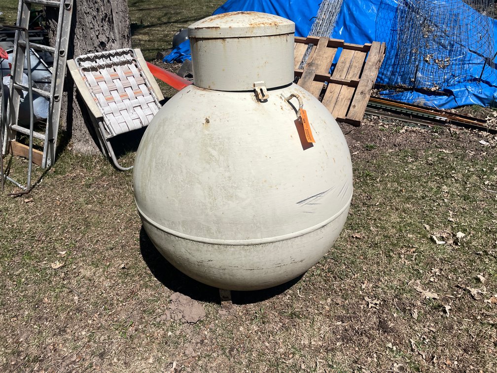 Round Propane Tank