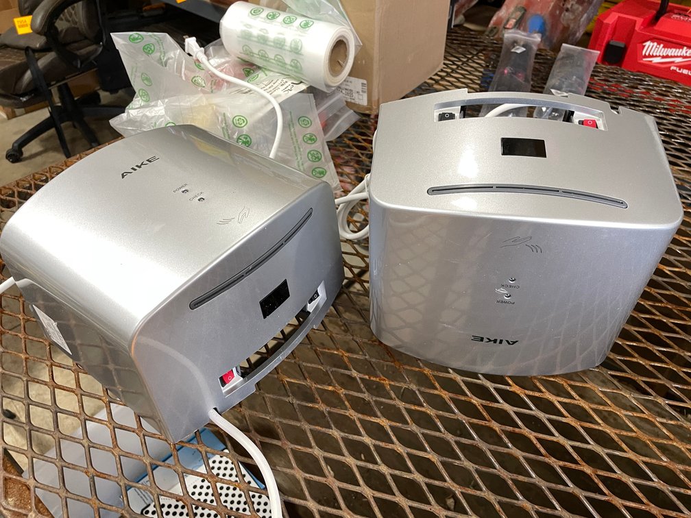 (2) Aike Hand Dryers