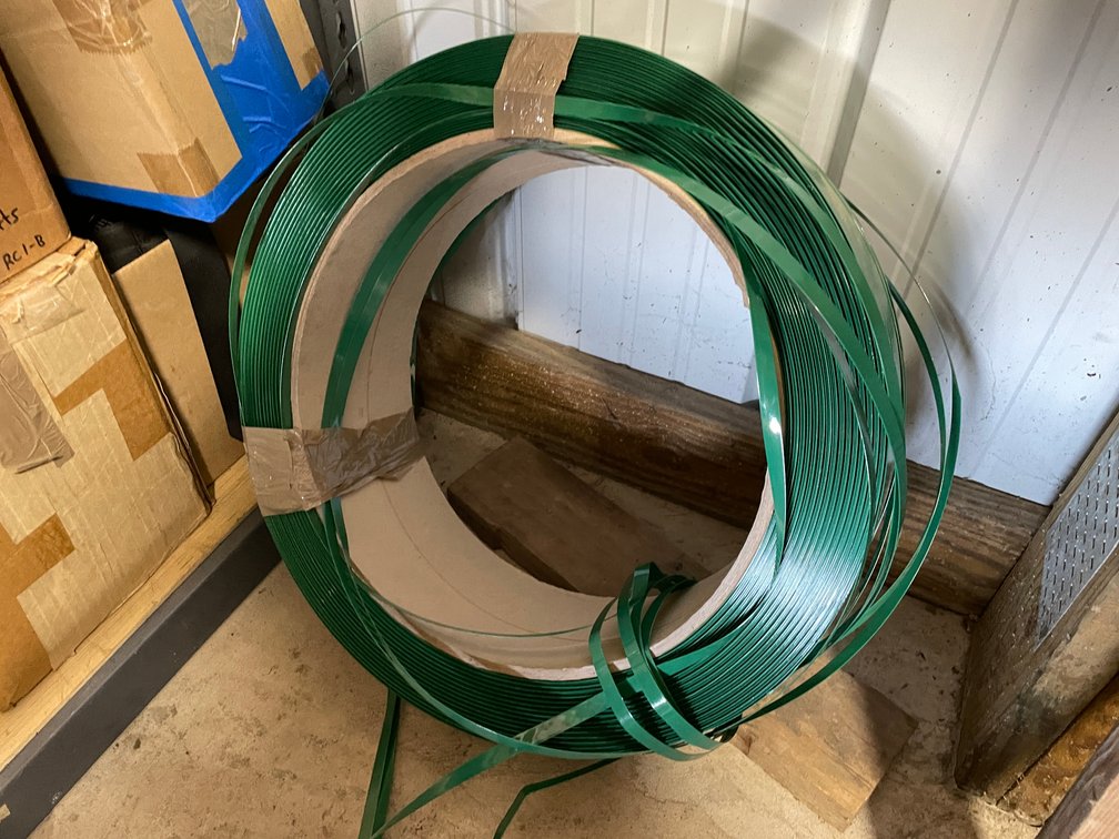 Partial Roll of Plastic Banding