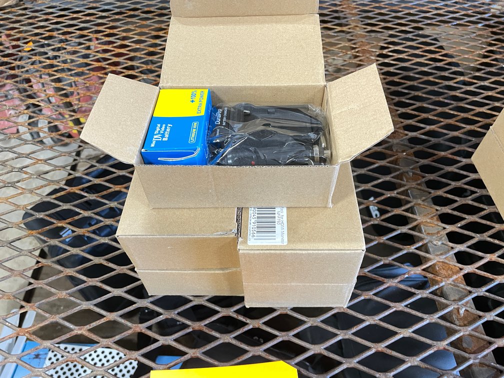 (5) Battery Packs for HDMI Monitor