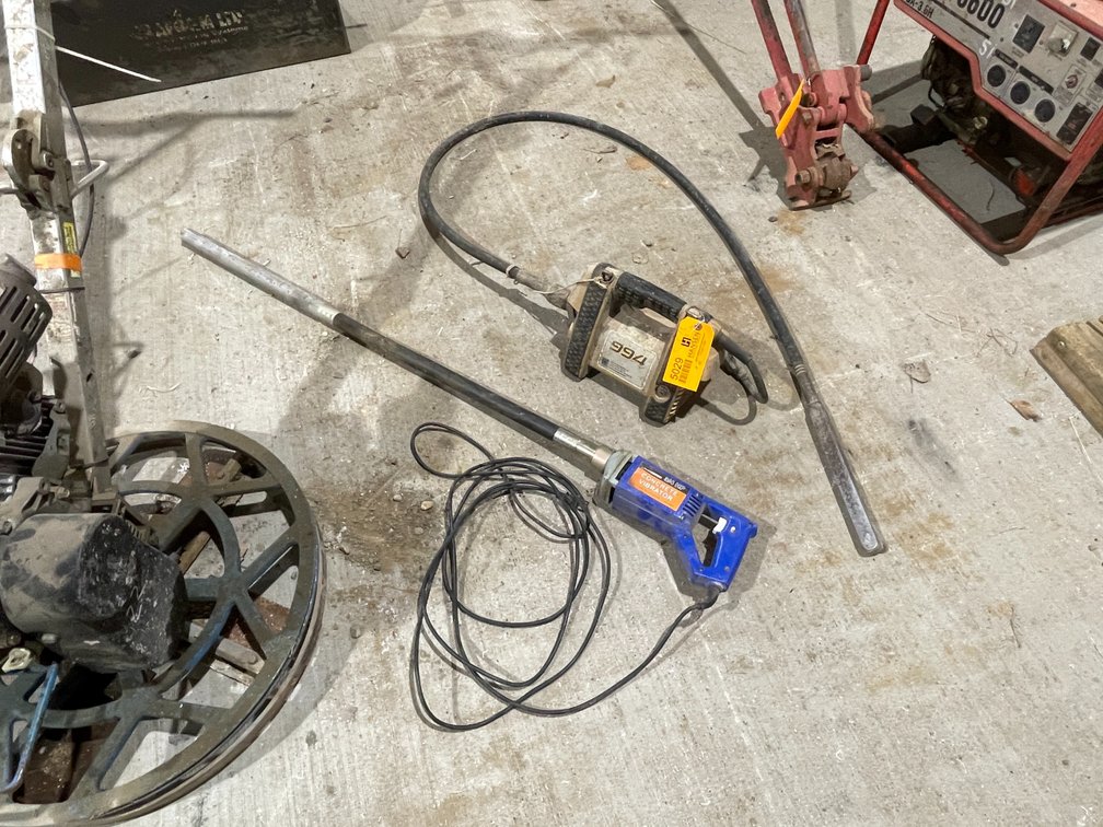 (2) Corded Concrete Vibrators