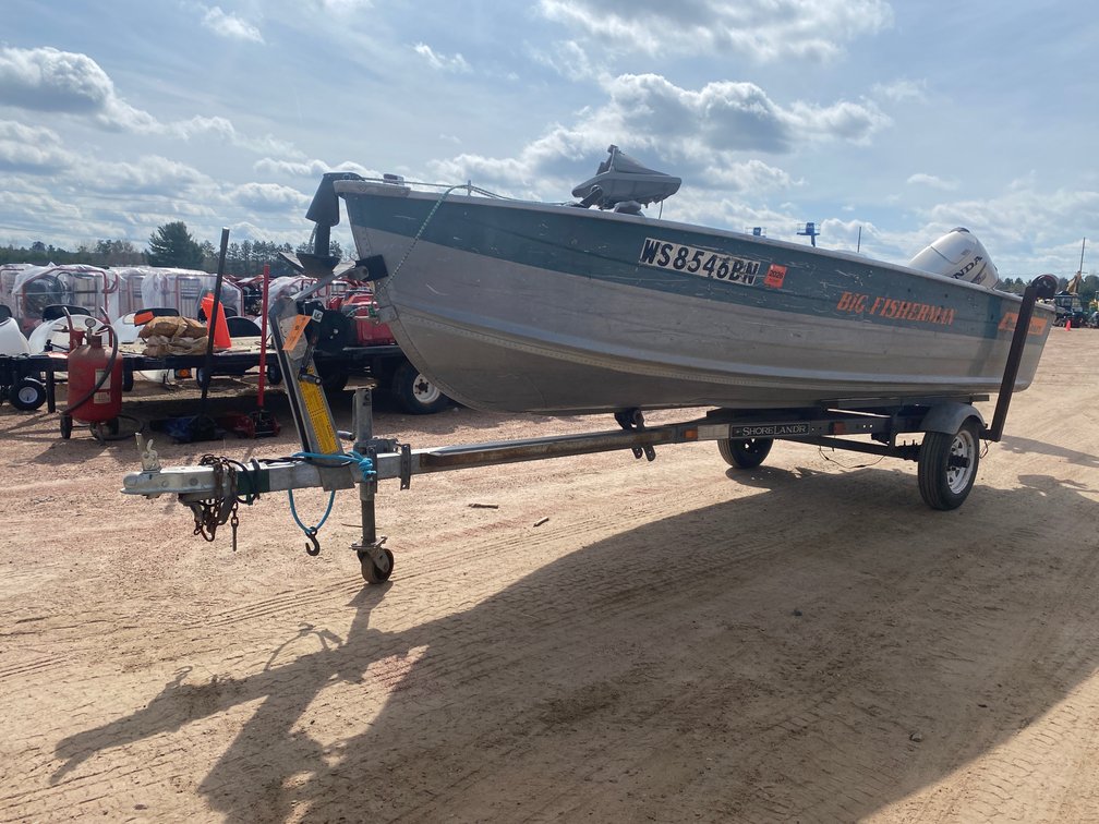 1987 Smoker Craft 14' Aluminum Boat (Has Reg. Card)