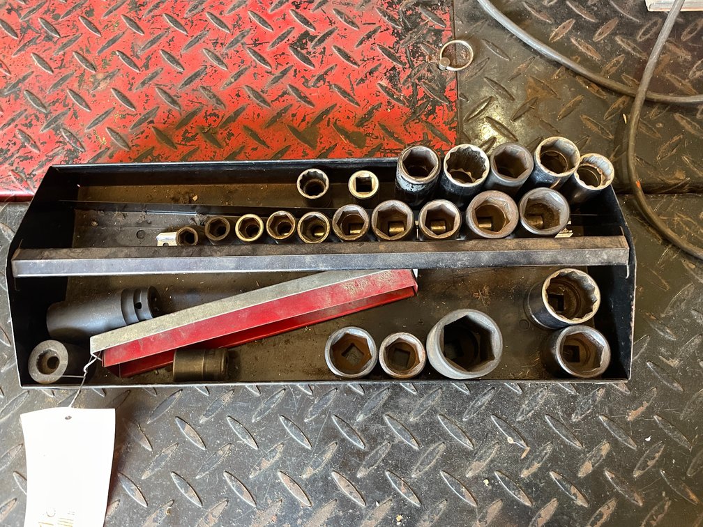 Assortment of 1/2" Drive Sockets