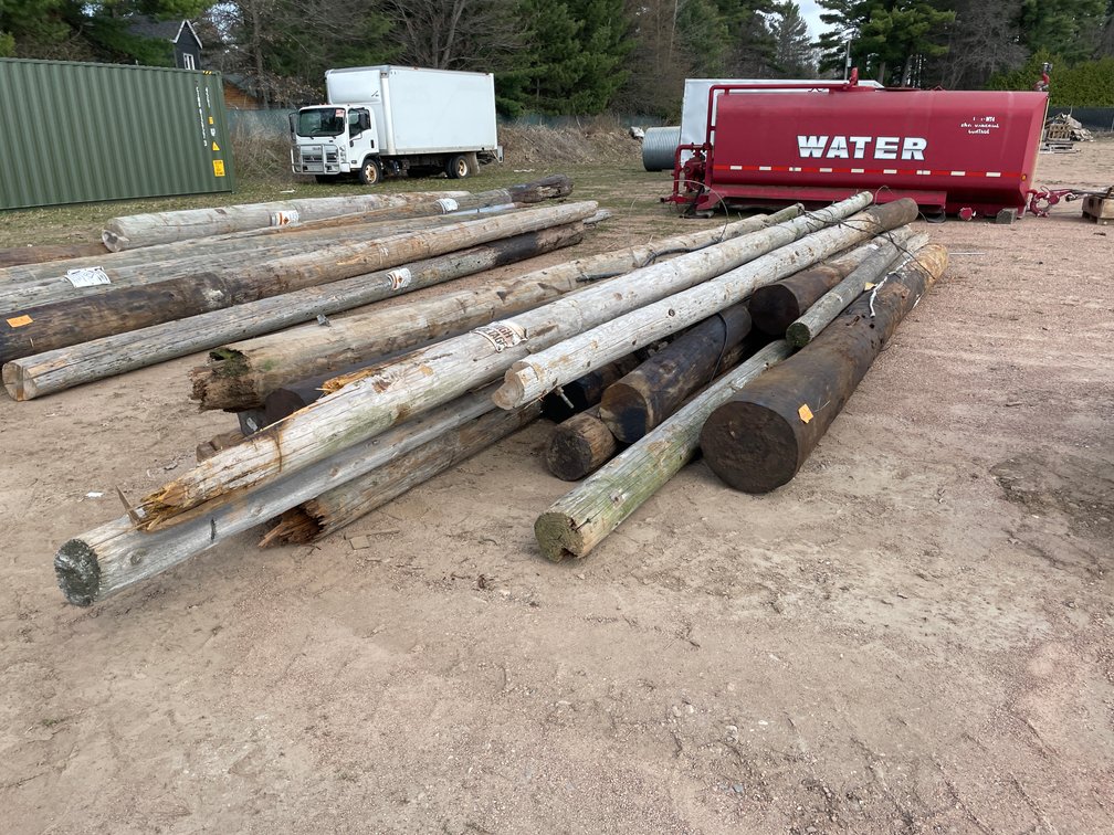 Shorter Stock Telephone/ Utility Poles