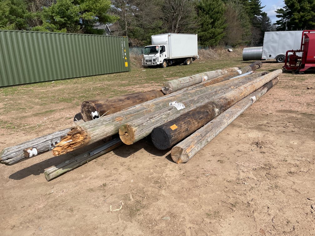Shorter Stock Telephone/ Utility Poles