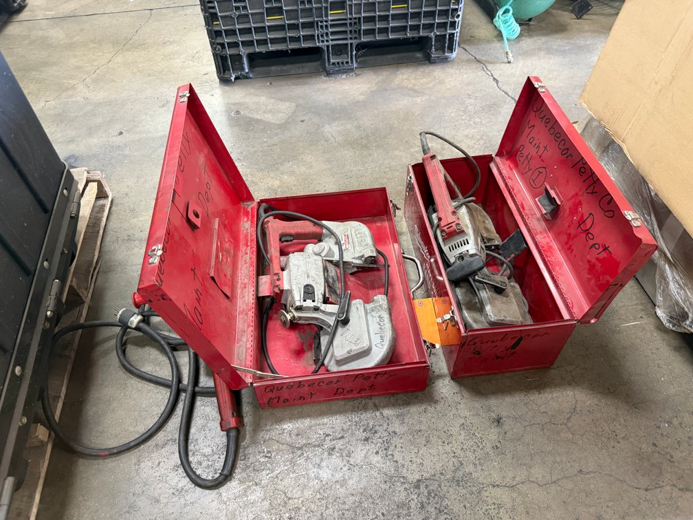 Industrial Milwaukee Hand Powered Tools (Located in Sussex)