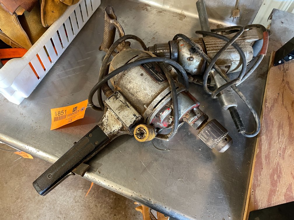 (2) Heavy Duty Corded Drills