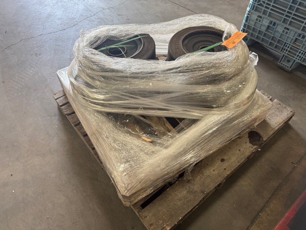 Forklift Tires With Rims (Located in Sussex)