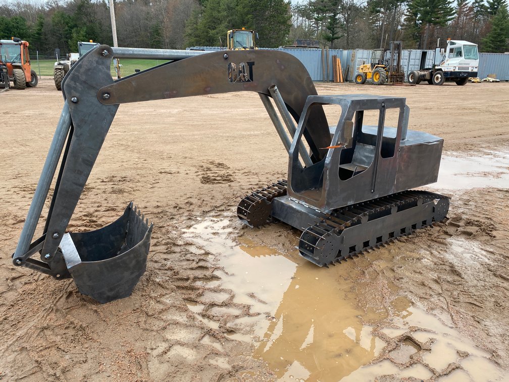 Shop Made Excavator Fire Pit