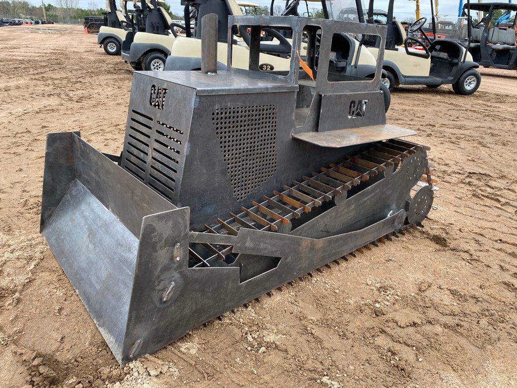 Shop Made Bulldozer Fire Pit