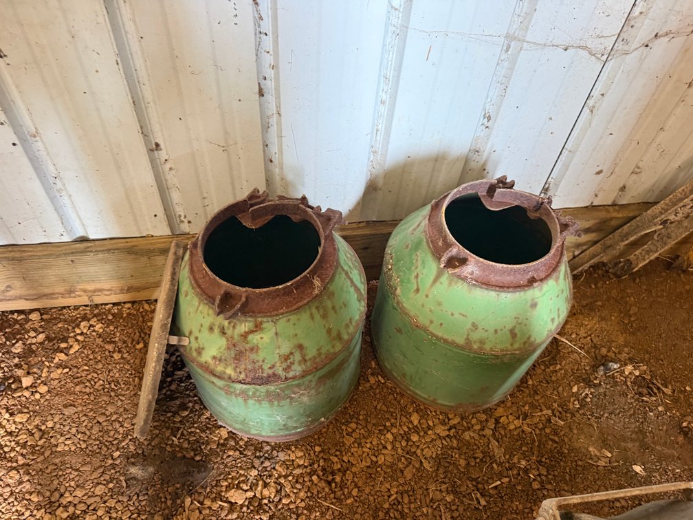 (3) John Deere Fertilizer Boxes