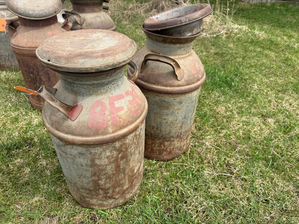 (2) Milk Cans